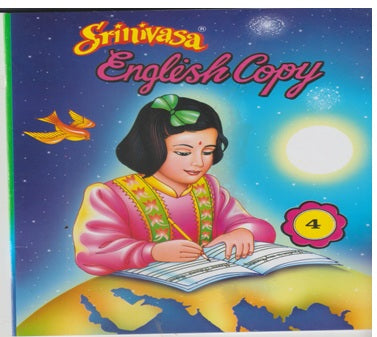 Srinivasa English Copy Writing Book (Size-4)