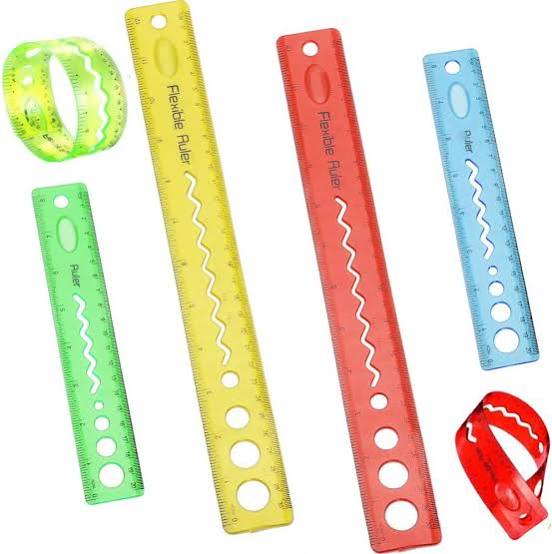 Myly-XBB Plastic Folding Scale Carton Printed-30cm