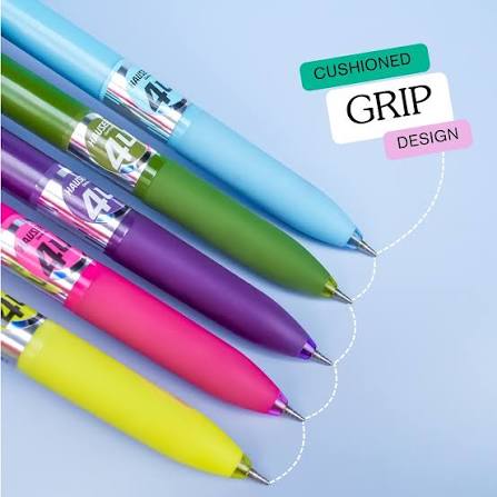 Hauser 4in1 Ball Pen-Blue,Black,Red-Green