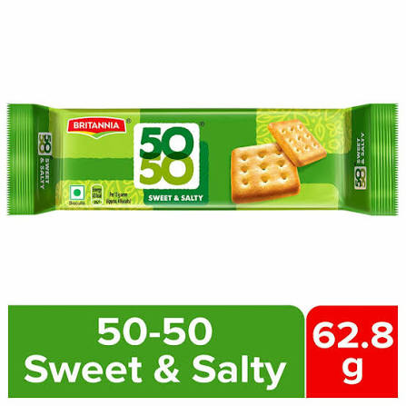 Britannia 50-50 Biscuits 62.8 g