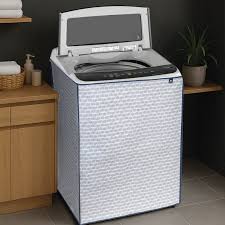 Classic® Top Load Washing Machine Cover Suitable For IFB 6.5 Kg, 7.0 Kg, 7.5 Kg (60cmsX60cmsX90cms, Half White & Grey)