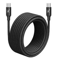 Wayona USB Type C Short 65W/3A Fast Charging Data Cable for Powerbank, Android Auto, Apple CarPlay, Samsung Galaxy S24, S23, S22, S21, S20, iPhone 15, 15 Pro, 15 Pro Max, 15 Plus (0.25M, Grey)