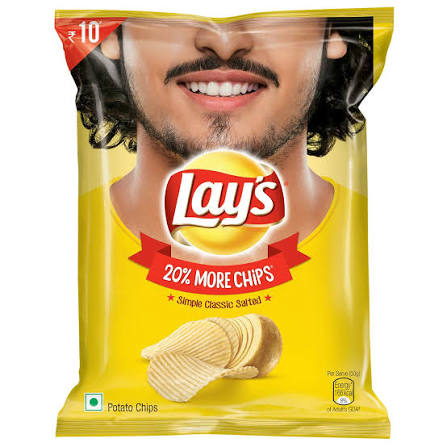 LAYS CHIPS CLASSIC SALTED LADI