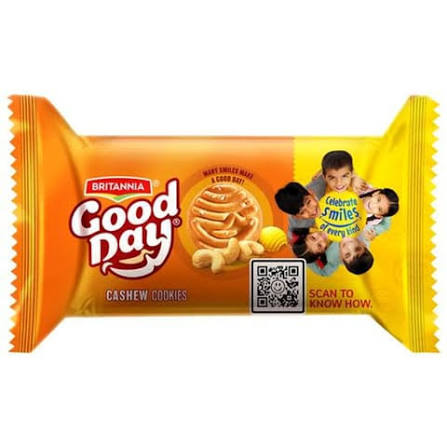 Britannia Good Day Cashew Cookies 33g ( Pack of 12)