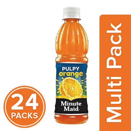 Minute Maid Pulpy Orange 400 ml (Each Bottle)