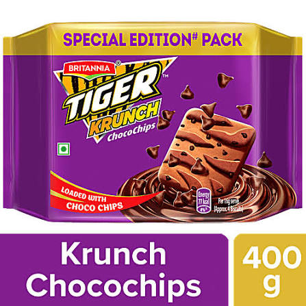 Britannia Chocolate Tiger Krunch Biscuits 60 g