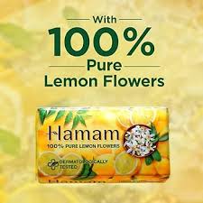 Hamam Lemon Flower Pure Neem Soap 150G (Single Soap)