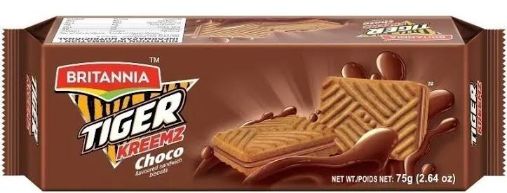 BRITANNIA TIGER CREAM CHOCO 33.4g