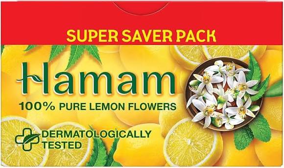Hamam Lemon Flower Pure Neem Soap 150G (Single Soap)