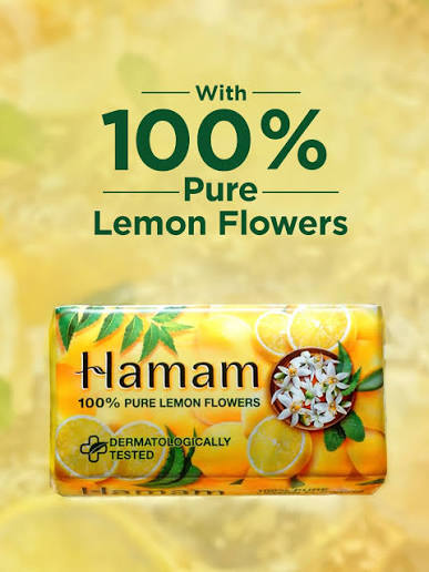 Hamam Lemon Flower Pure Neem Soap 150G (1 Pack 3 sops)