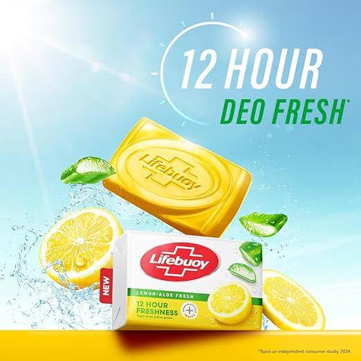 Lifebuoy Lemon Fresh Soap 100g (Buy Get 4 1 Free)