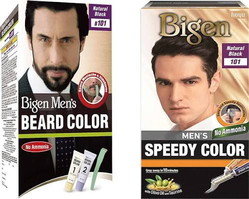 Bigen Mens Beard Colour Natural Black B101 40G