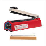 GOBBLER 200mm 8" Inch Electric Heat Sealing Machine for Plastic Bags Impulse Sealer Metal Body - White (PFS-200 MT)