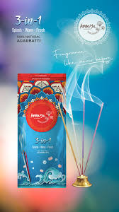 Amnaya 3 in 1 Incense Sticks + Match Box 77 g
