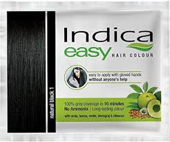 Indica Hair Colour Natural Black, 40 ml