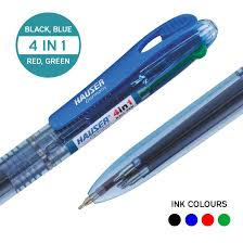 Hauser 4in1 Ball Pen-Blue,Black,Red-Green
