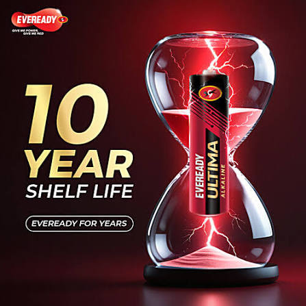 Eveready Ultima 2015 Alkaline AA Battery (1 Pack 10 number)