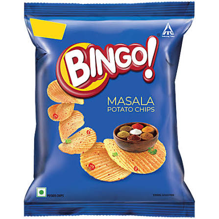 Bingo Masala Chips 12g (Pack of 16)