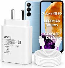 25W Type C PD 3A Superfast Charging Charger with 1M Type-C Cable for Samsung M36|M35|M16|M56| M06|M05|M15|A17|A36|A56|A26| A06|A16|A55|A35|25Watt USB-C Adapter Adaptor