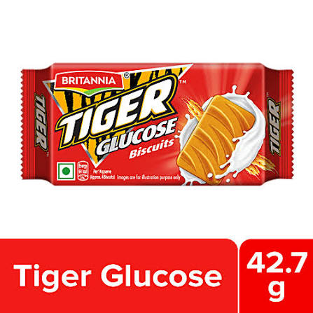 Britannia Tiger Glucose Biscuits (1 Pack 24 Numbers)