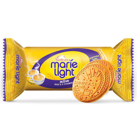 Sunfeast Biscuits Marie Light, (1 Pack 12 Numbers)